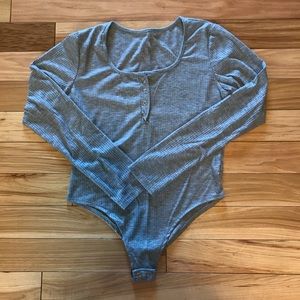 Gray Bodysuit